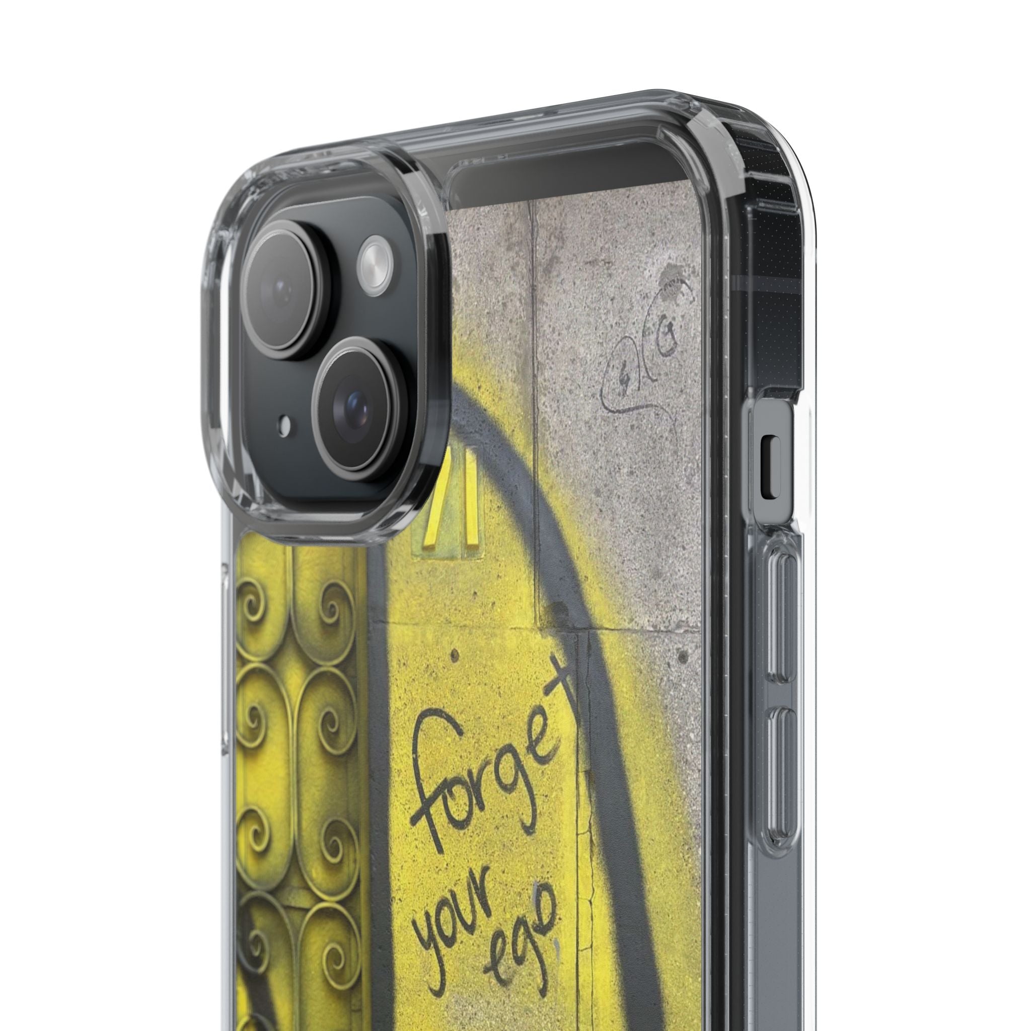 forget your ego, remember your soul graffiti phone case