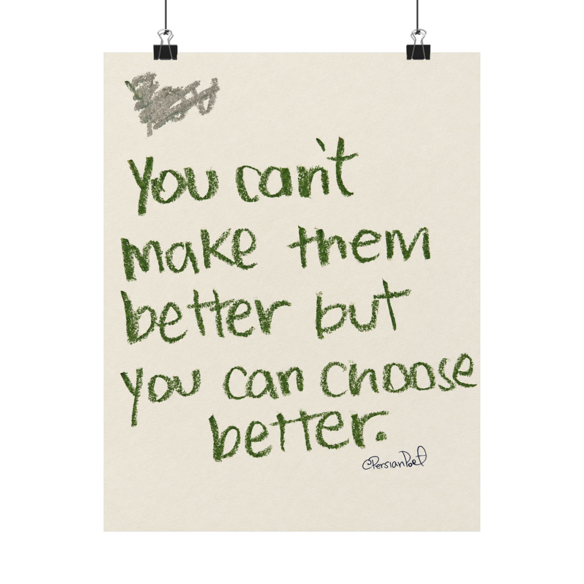 you can’t make them better satin print 11x14