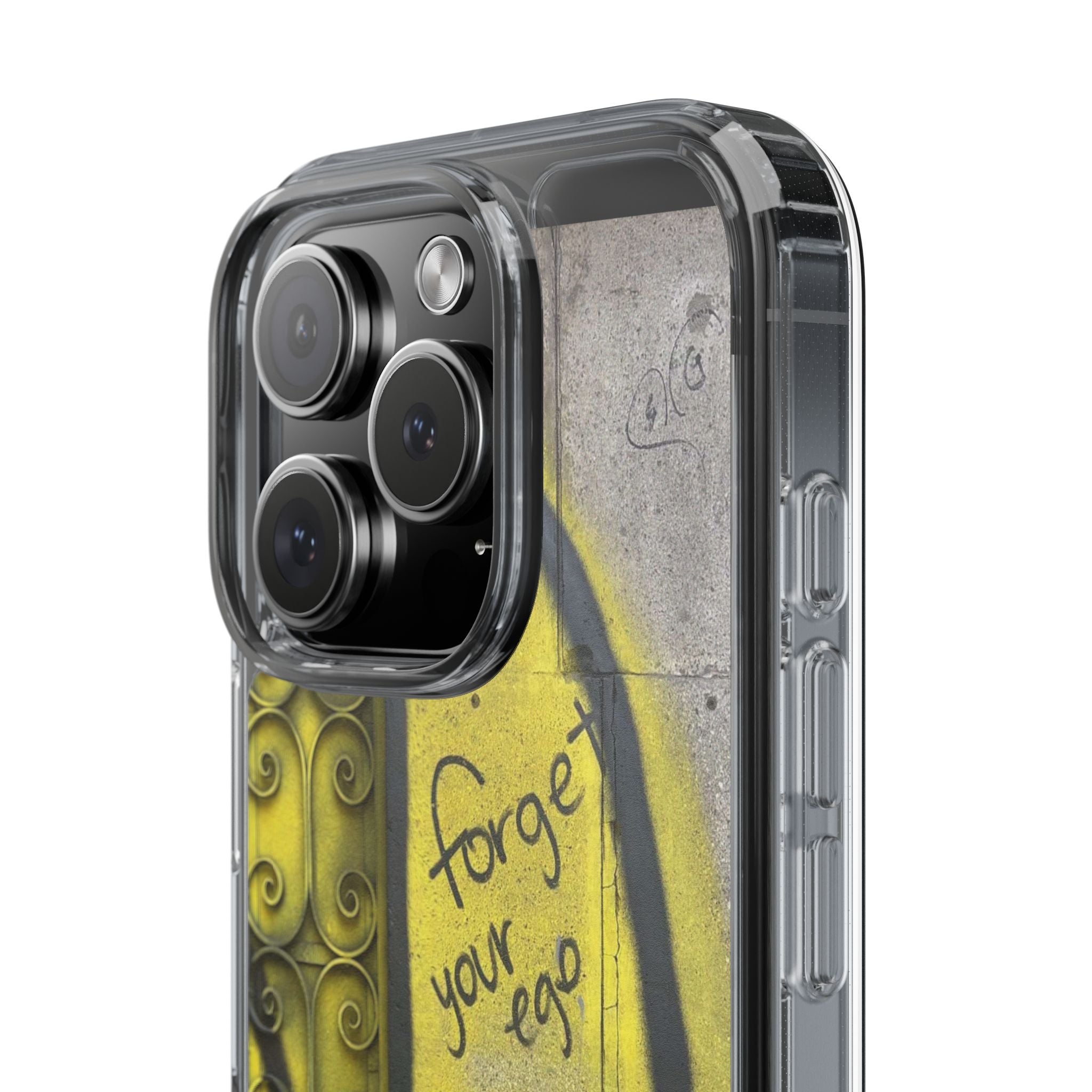forget your ego, remember your soul graffiti phone case