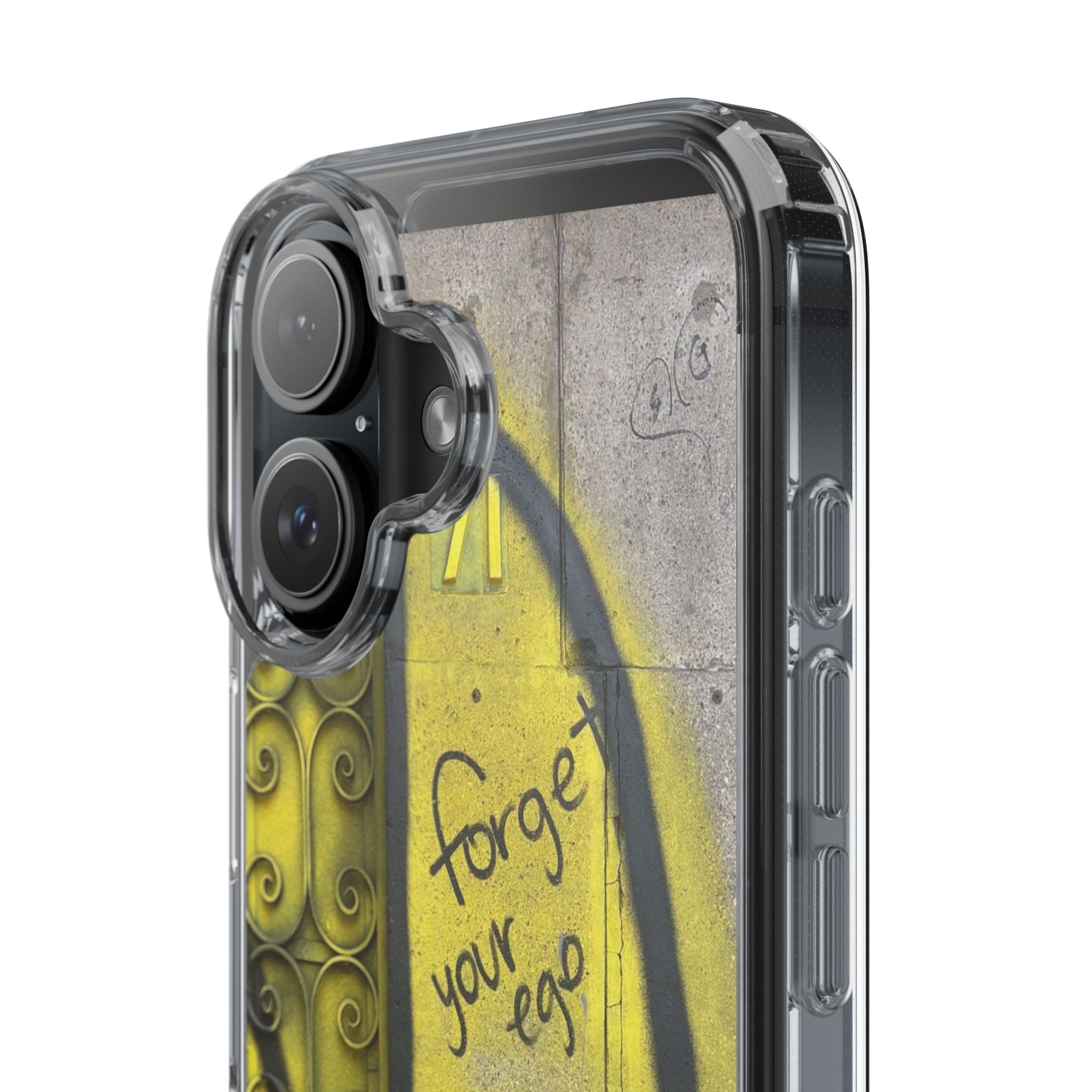 forget your ego, remember your soul graffiti phone case