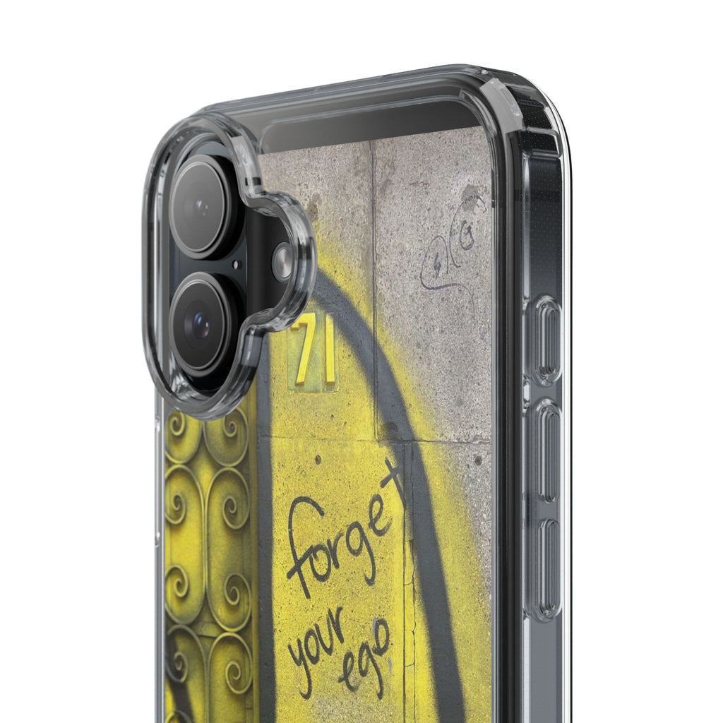 forget your ego, remember your soul graffiti phone case