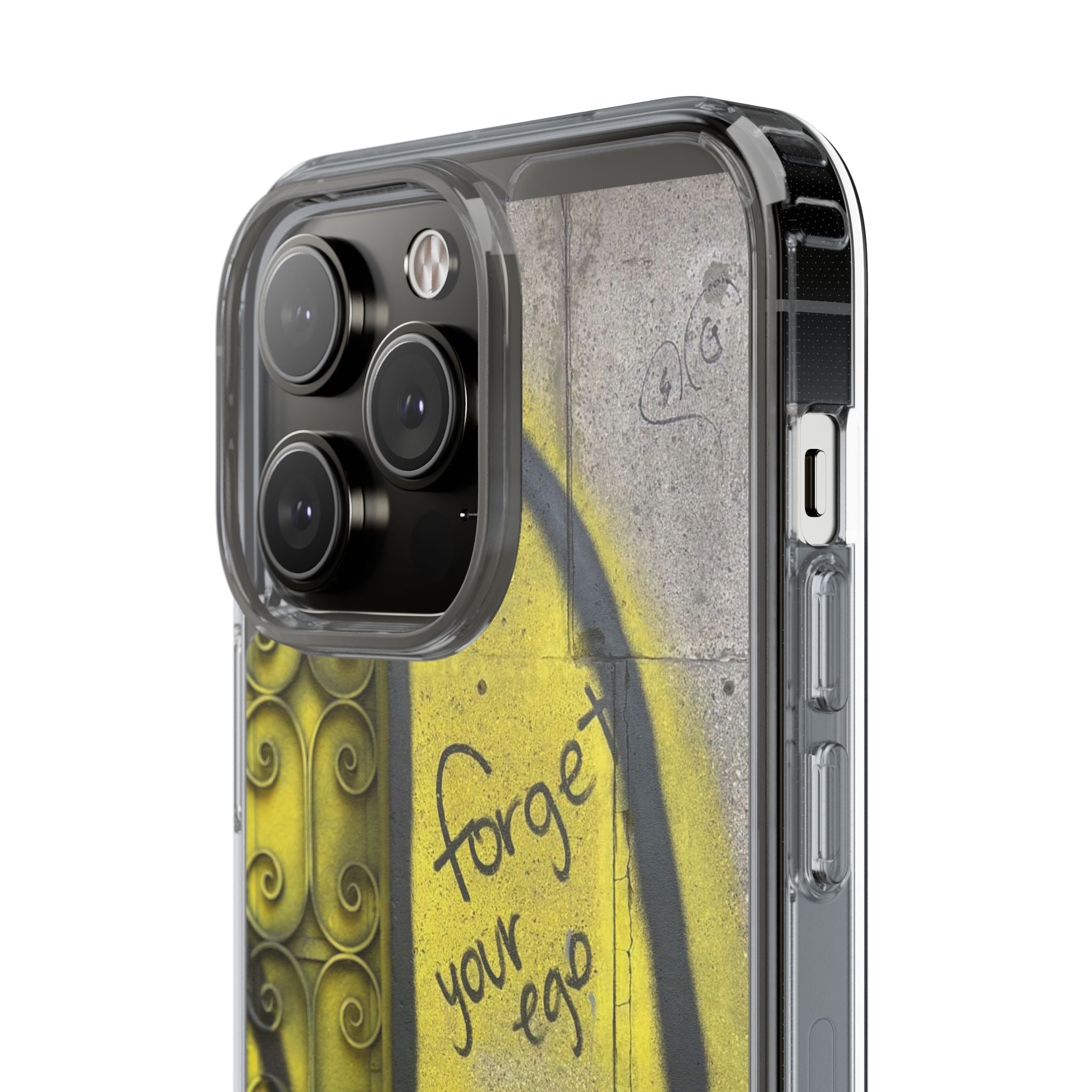 forget your ego, remember your soul graffiti phone case