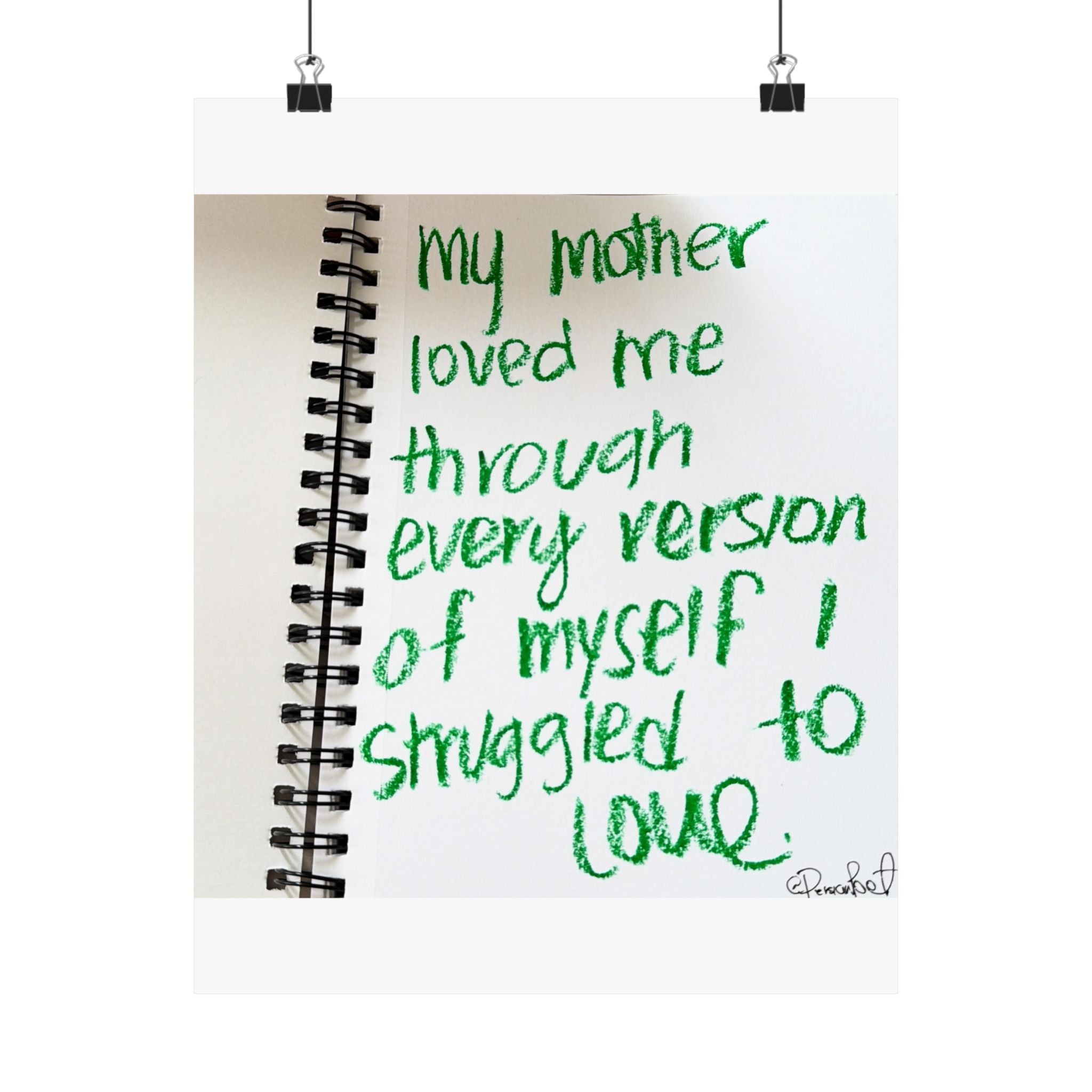 happy mother’s day satin print 11x14