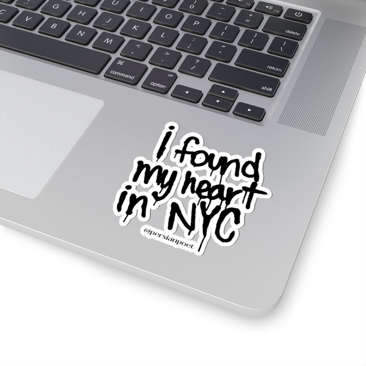 i found my heart in nyc sticker