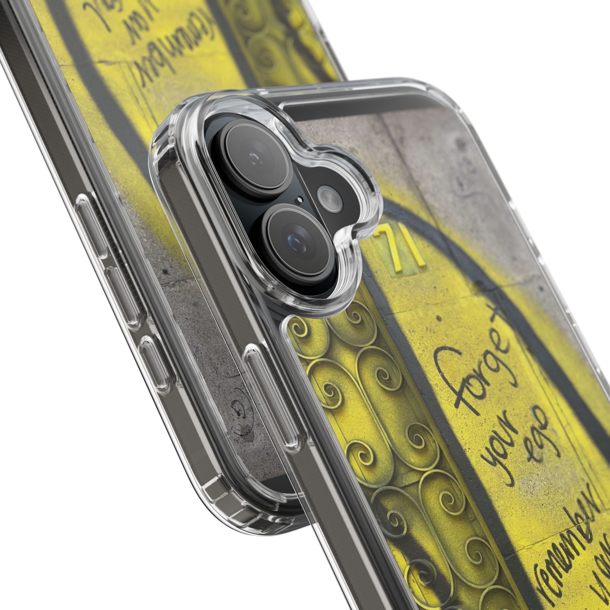 forget your ego, remember your soul graffiti phone case