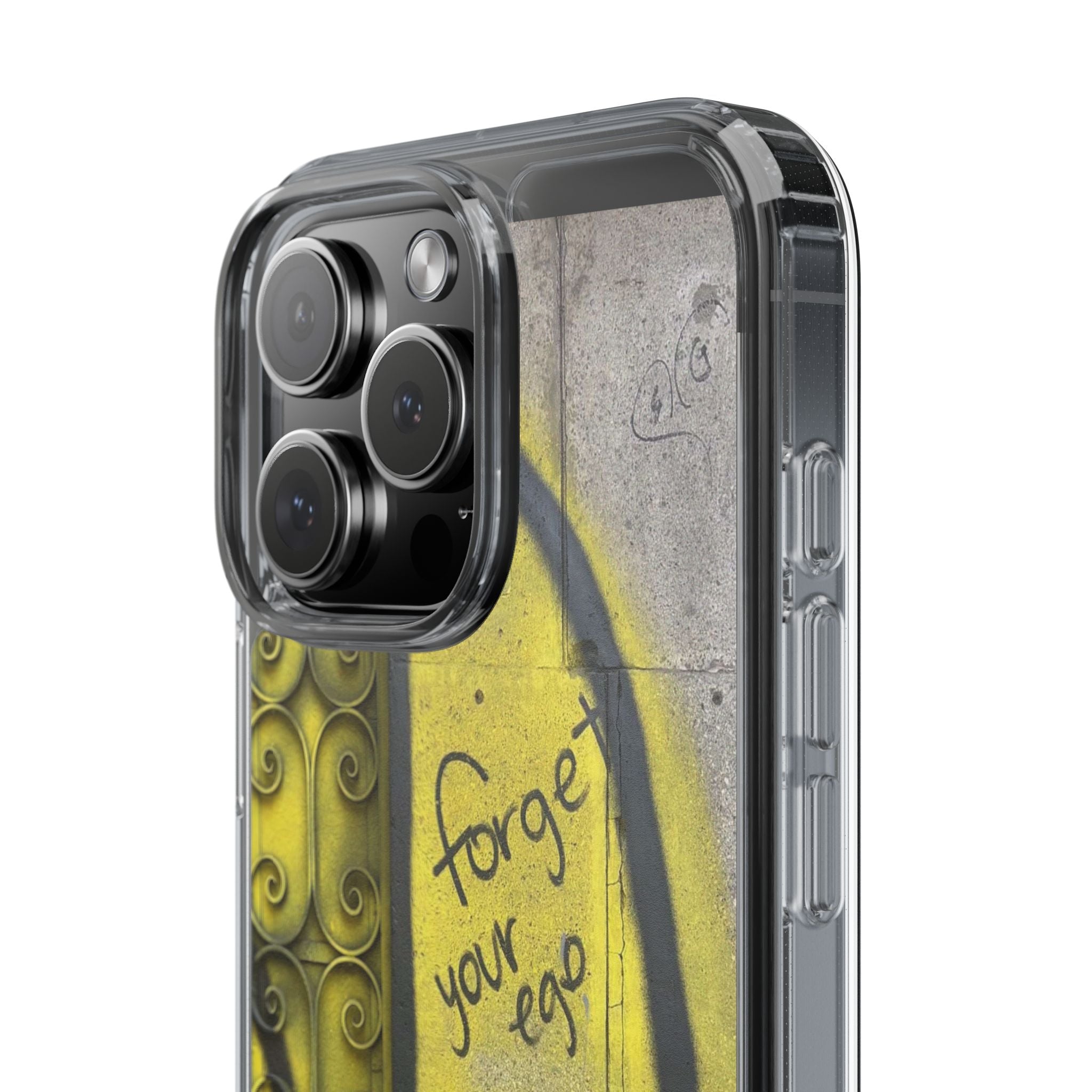 forget your ego, remember your soul graffiti phone case