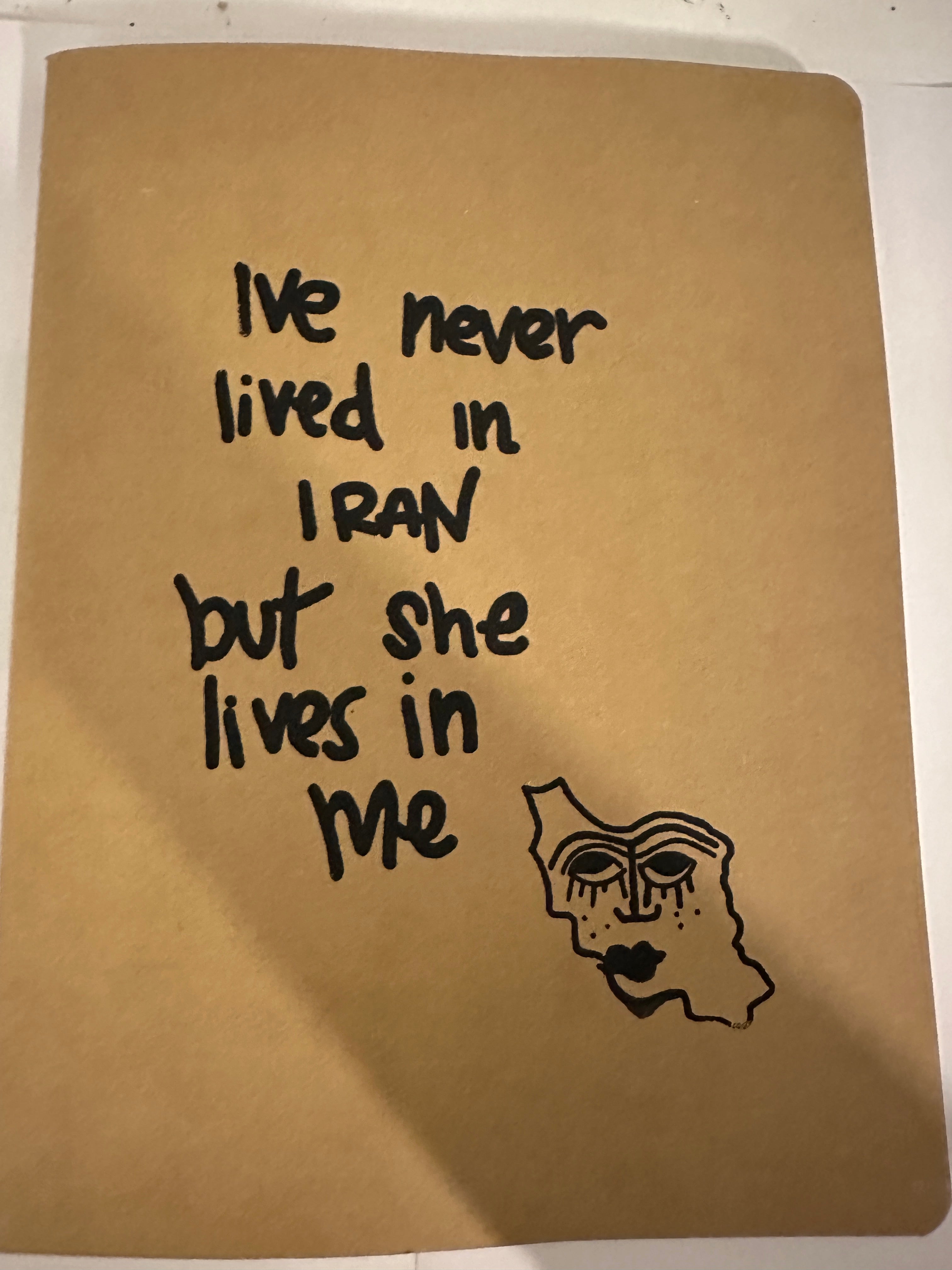 iran lives in me XL Moleskine Journal